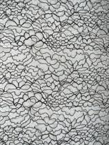 Renda com Sutache 25% algodão 1,50 de largura