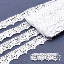 Renda de Algodão ArtePunto RA030 Branca 1,5cm - 10 Metros Renda de Algodão ArtePunto RA030 Branca 1,5cm - 10 Metros