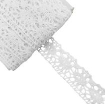 Renda de Algodão ArtePunto REF-RA031 Cor Branco 1,60cm 10 Metros