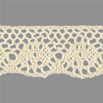 Renda de algodão ref-ra019 cor 084 cru 2,10cm 10 metros artepunto