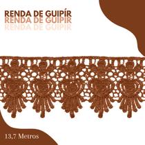 Renda De Guipír Chl-436 - Peça Com 13,7 Metros- Ferrugem - Nº: 809 - Nybc Renda De Guipír Chl-436 - Peça Com 13,7 Metros- Ferrugem - Nº: 809 - Nybc