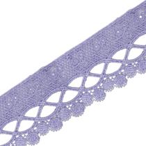 Renda De Guipír Chl-581 - Lilás - Nº: 164 - Peça Com 13,7 Metros - Nybc