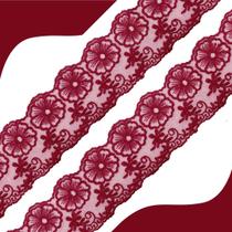 Renda De Guipír Crl-01 - Vinho - Nº: 173 Rolo Com 13,7 Metros - Nybc Renda De Guipír Crl-01 - Vinho - Nº: 173 Rolo Com 13,7 Metros - Nybc