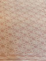 Renda de lycra na cor off white