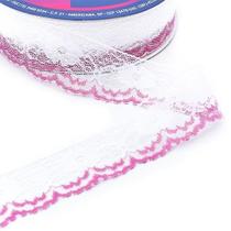 Renda de Nylon Bicolor Najar 37mm - 50 Metros