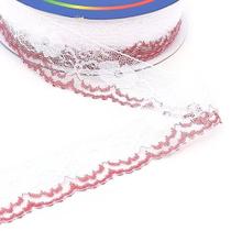 Renda de Nylon Bicolor Najar 37mm - 50 Metros