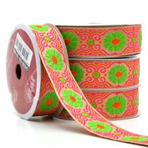 Renda Grega 30mm GR006 - 129 Verde - 9 Metros Renda Grega 30mm GR006 - 129 Verde - 9 Metros