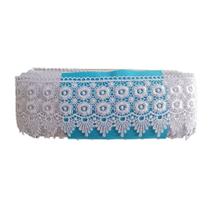 Renda guipir 6 cm largura c/13,70mts branco peça