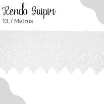 Renda Guipír Branca - Rolo Com 13,7 Metros - Chl185 - Nybc Renda Guipír Branca - Rolo Com 13,7 Metros - Chl185 - Nybc
