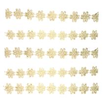 Renda guipir de flor 25 mm cor creme metro Renda guipir de flor 25 mm cor creme metro