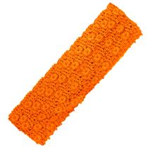 Renda Guipír - Rolo Com 13.7 Metros - Chl-617 - Laranja - Nº: 523 - Nybc