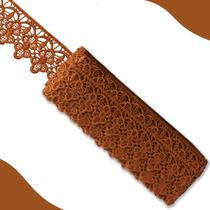 Renda Guipír - Rolo Com 13.7 Metros - Ferrugem - Nº: 809 - Chl-592 Nybc