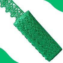 Renda Guipír - Rolo Com 13.7 Metros - Verde Bandeira - Nº: 540 - Chl-592 Nybc Renda Guipír - Rolo Com 13.7 Metros - Verde Bandeira - Nº: 540 - Chl-592 Nybc