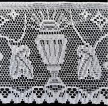 Renda Litúrgica Cálice 10 m x 15 cm de largura - (16015)