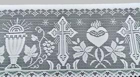 Renda Litúrgica Cálice Com 30cm Largura Kit Com 5 Metros Renda Litúrgica Cálice Com 30cm Largura Kit Com 5 Metros