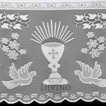 Renda Litúrgica Divina Paz 10 m x 60 cm Largura - (107075 ) Renda Litúrgica Divina Paz 10 m x 60 cm Largura - (107075 )