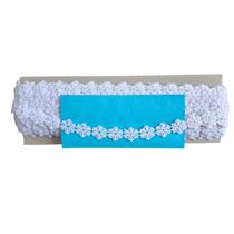 Renda Média Guipir Flor YL323 Branco 2 Metros Larg 1,3cm Renda Média Guipir Flor YL323 Branco 2 Metros Larg 1,3cm