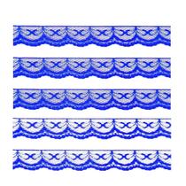 Renda najar n2 cor 13 azul royal peça c/50 metros