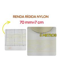 Renda Rígida Poliamida 20mm 37mm 50mm 100mm Várias larguras Nylon RNylon Renda Rígida Poliamida 20mm 37mm 50mm 100mm Várias larguras Nylon RNylon