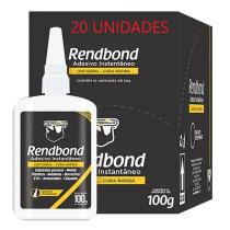 Rendbond Rendicolla Cola Adesivo 100g AntiEntupimento 20 UNIDADES