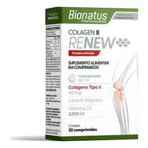 Renew Colágeno Tipo II 30 Cápsulas Bionatus 40mg Renew Colágeno Tipo II 30 Cápsulas Bionatus 40mg