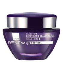 Renew Platinum 55+ Creme Rosto Avon Com Protinol Noite Creme Facial Presente Top