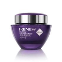 Renew Platinum 55+ Creme Rosto Avon Com Protinol Noite Creme Facial Presente Top