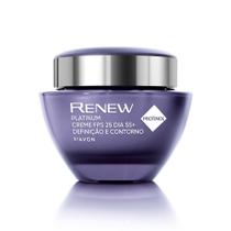 Renew Platinum Creme DIA Definição e Contorno 55+ FPS25, 50g - Avon