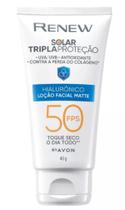 Renew Protetor Solar Advance Avon FPS 50 ou 70 - Contem 40g Invisivel ou com cor de base Renew Protetor Solar Advance Avon FPS 50 ou 70 - Contem 40g Invisivel ou com cor de base