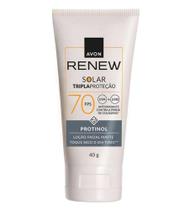 Renew protetor solar facial anti-idade gel-creme fps70