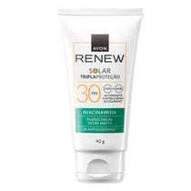 Renew Solar Fluído Facial Extra Matte Fps 30 40g