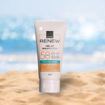 Renew Solar Fps 50 Cor Clara 1.0 40G Mais vendido Loção facial matte - Hialurônico