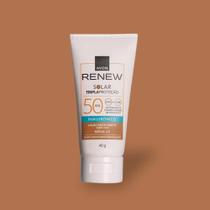 Renew Solar FPS 50 Cor Média 3.0 40G Mais vendido - Hialurônico - UVA/UVB - Duradouro