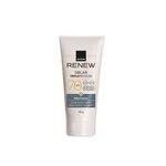 Renew solar tripla proteção FPS 70 Loção protetora facial matte com protinol Renew solar tripla proteção FPS 70 Loção protetora facial matte com protinol