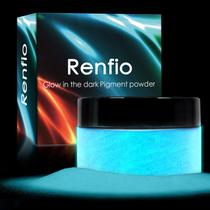 Renfio Glow Powder 100g de corante pigmento luminoso azul Renfio Glow Powder 100g de corante pigmento luminoso azul