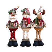 Reno Boneco De Neve Papai Noel Bonecas De Natal Decoração Da Árvore Ornamento De Ano Novo Navidad - BOUSSAC