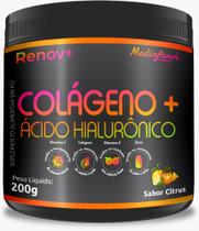 Renov+ Suplemento de Colágeno + Ácido Hialurônico + Vitamina C + E + zinco. sabor Citrus 200g Renov+ Suplemento de Colágeno + Ácido Hialurônico + Vitamina C + E + zinco. sabor Citrus 200g