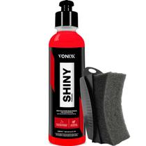 Renovador de pneu brilho e proteção shiny vonixx aplicador pneu pretinho