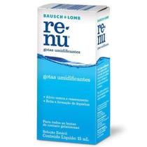 Renu Gotas Umidificantes para Lentes 15mL - Bausch E Lomb