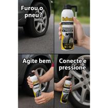 Reparador De Pneus Instantâneo Veda Furos 300ml Ciabond
