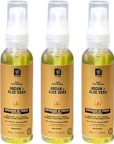 REPARADOR DE PONTAS ARGAN + ALOE VERA 60ml NATUFLORES 3un REPARADOR DE PONTAS ARGAN + ALOE VERA 60ml NATUFLORES 3un