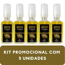 Reparador de Pontas Floressence Óleo de Argan Frasco 50ml Kit Promocional 5 Unidades