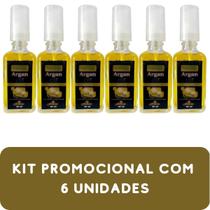 Reparador de Pontas Floressence Óleo de Argan Frasco 50ml Kit Promocional 6 Unidades
