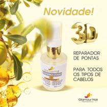 Reparador de Pontas Glamour Hair Serum Iluminador 3D 30ml