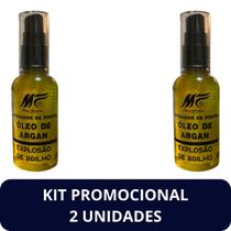 Reparador de Pontas Minas Fórmula Óleo de Argan Vidro 60ml Kit 2 Unidades