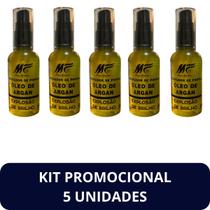 Reparador de Pontas Minas Fórmula Óleo de Argan Vidro 60ml Kit 5 Unidades