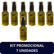 Reparador de Pontas Minas Fórmula Óleo de Argan Vidro 60ml Kit 7 Unidades