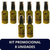 Reparador de Pontas Minas Fórmula Óleo de Argan Vidro 60ml Kit 8 Unidades