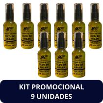 Reparador de Pontas Minas Fórmula Óleo de Argan Vidro 60ml Kit 9Unidades