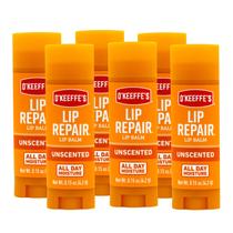 Reparador labial sem perfume O'Keeffe's para lábios secos (x6) Reparador labial sem perfume O'Keeffe's para lábios secos (x6)